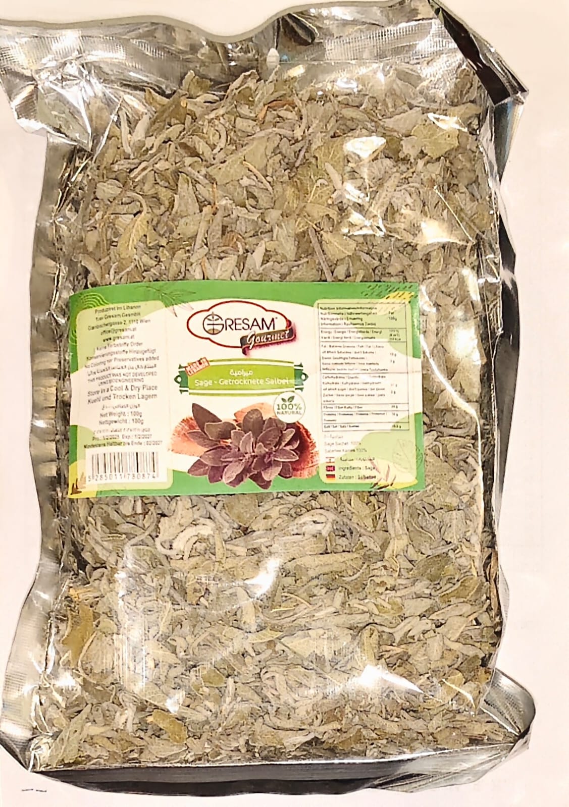 Gresam Gourmet getrockneter Salbei