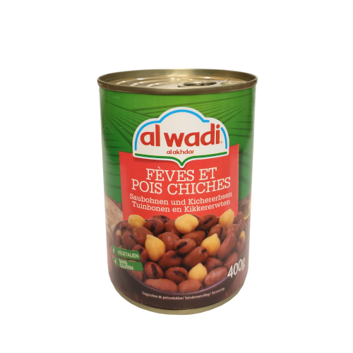 Al Wadi Feves et Pois Chiches – Saubohnen und Kichererbsen